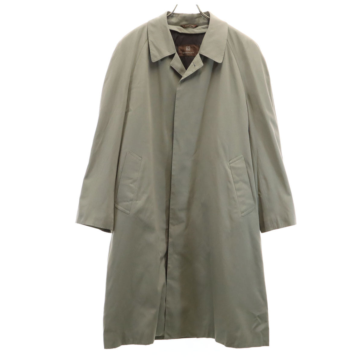 GIVENCHY 90s Vintage Greige Bal Collar Coat w/Liner Size M