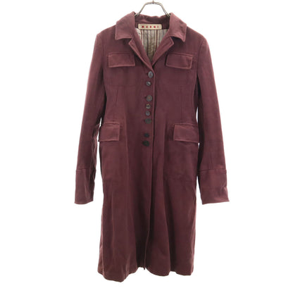 MARNI Long Coat Purple Size 42