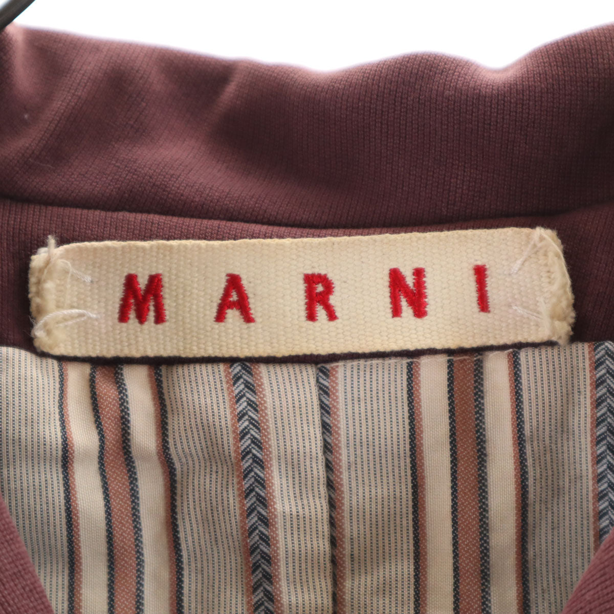 MARNI Long Coat Purple Size 42
