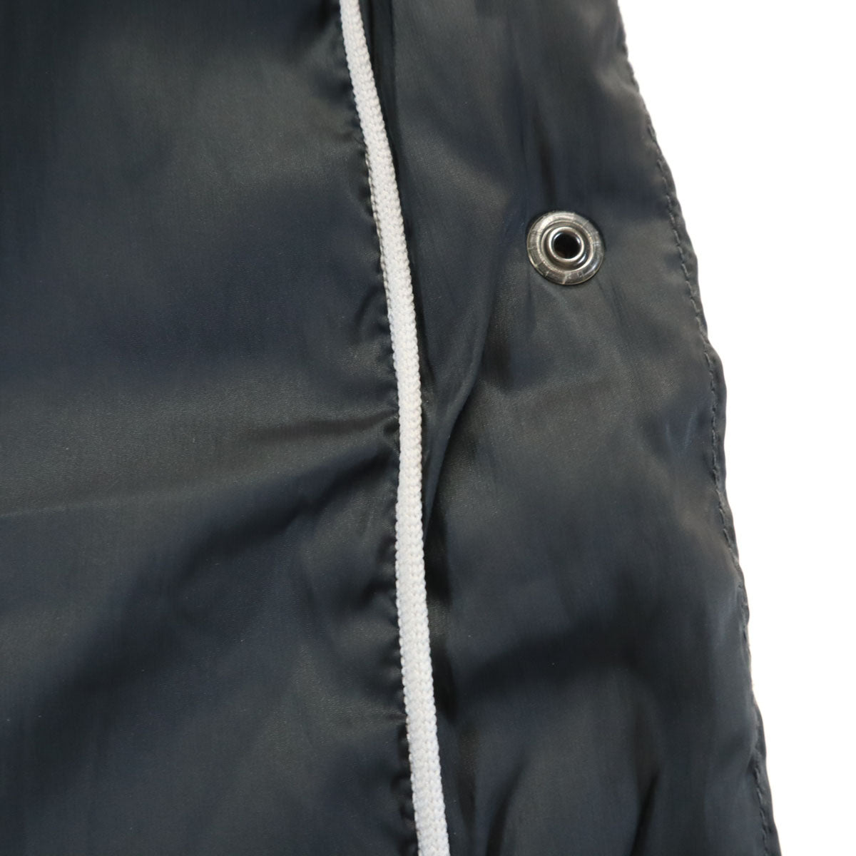HETREGO Down Coat with Fox Fur Charcoal Size 40