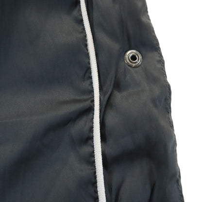 HETREGO Down Coat with Fox Fur Charcoal Size 40