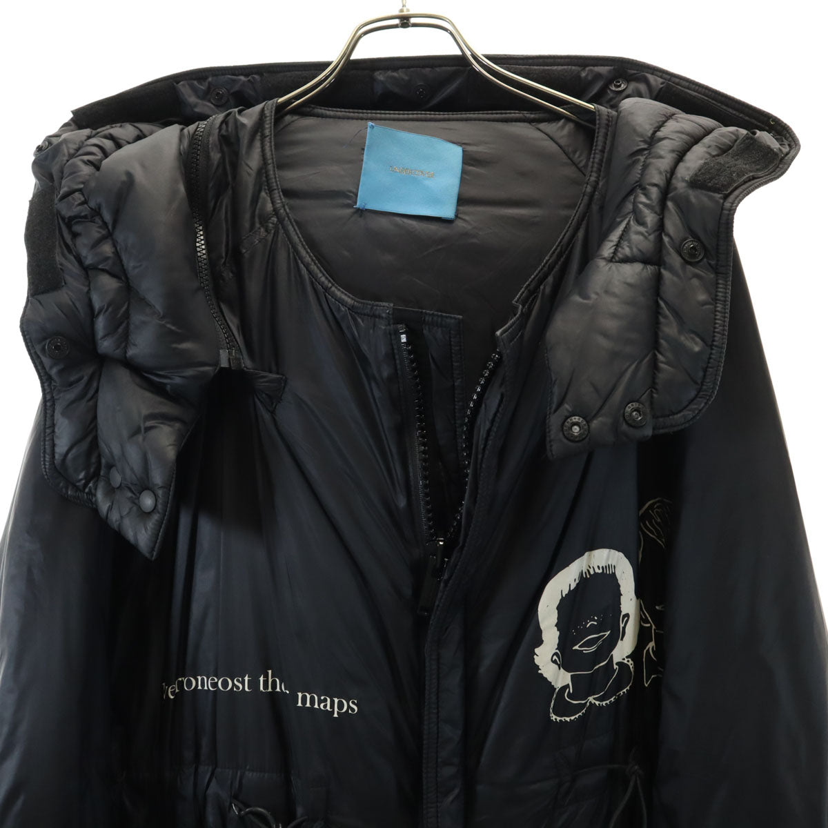 UNDERCOVER Human Control System Padded Coat Black Size 1