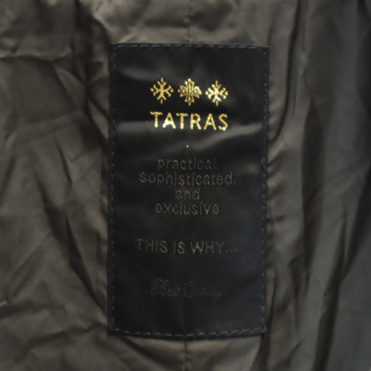 TATRAS Polish Made Khaki Down Coat Size 6