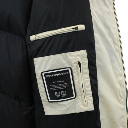 Emporio Armani Down Coat Ivory Size 46