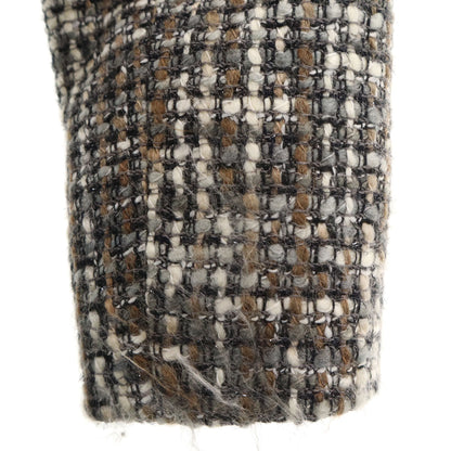 Herno Italian Tweed Lightly Padded Coat Size 40