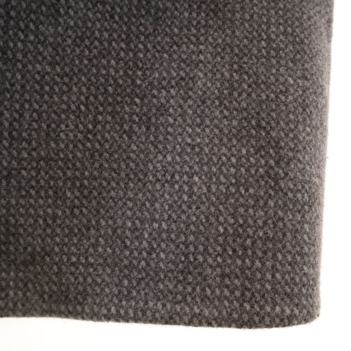 LOUIS VUITTON Double Breasted Wool Coat Gray Size 36