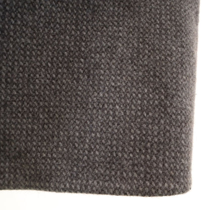 LOUIS VUITTON Double Breasted Wool Coat Gray Size 36