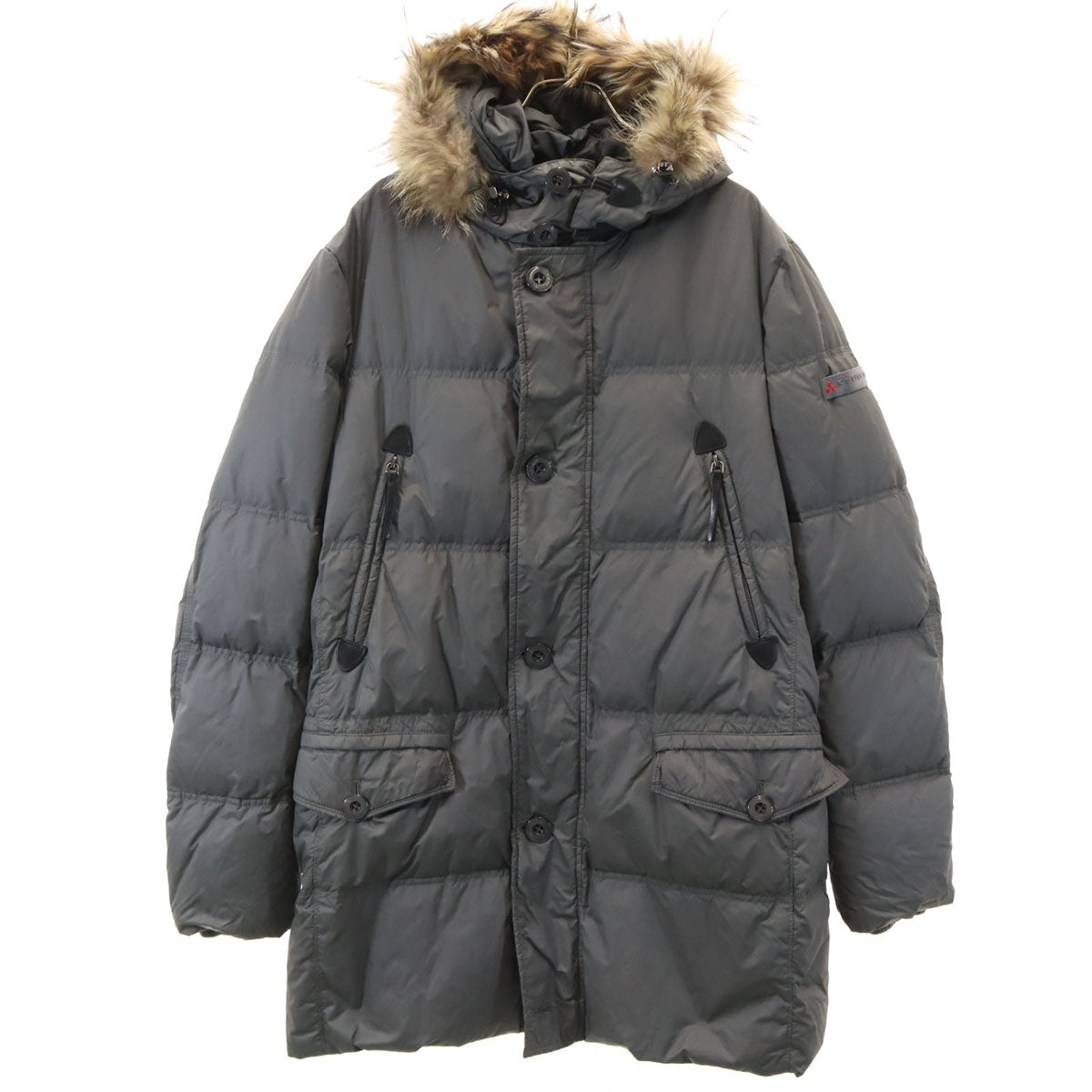 PEUTEREY Charcoal Gray Down Coat Size 50