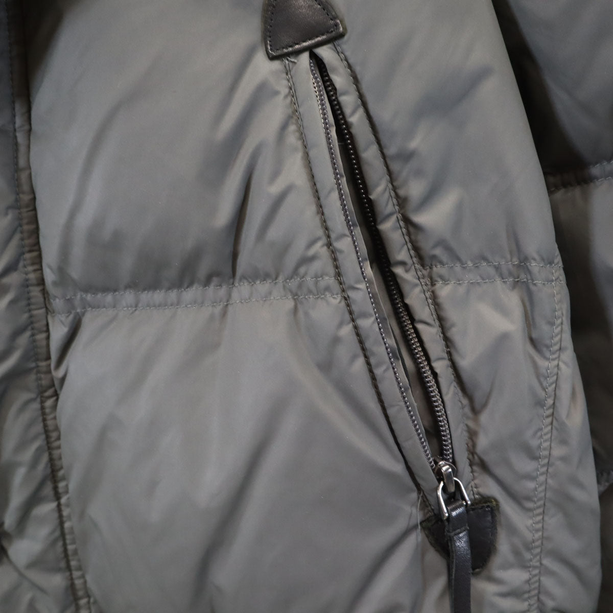 PEUTEREY Charcoal Gray Down Coat Size 50
