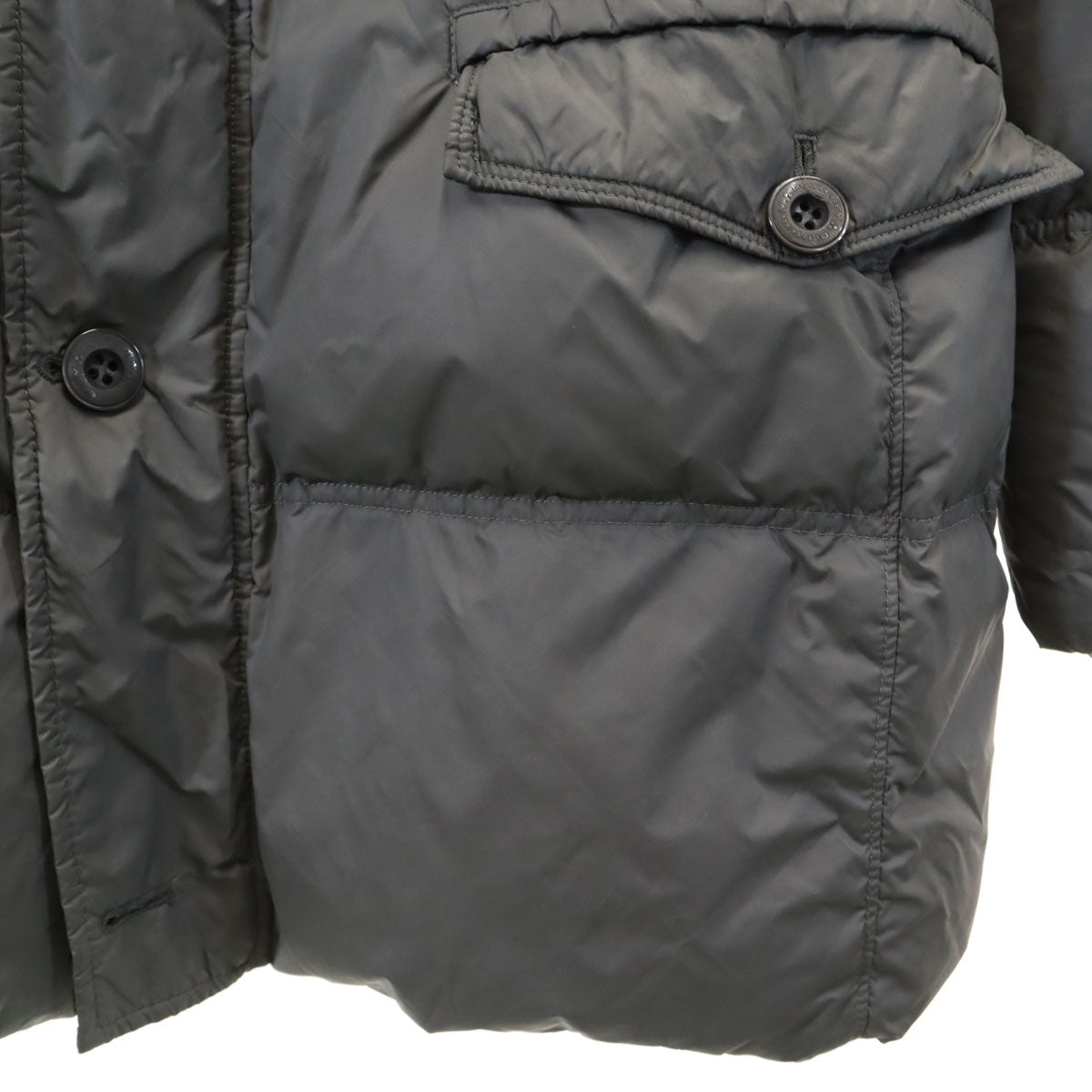PEUTEREY Charcoal Gray Down Coat Size 50