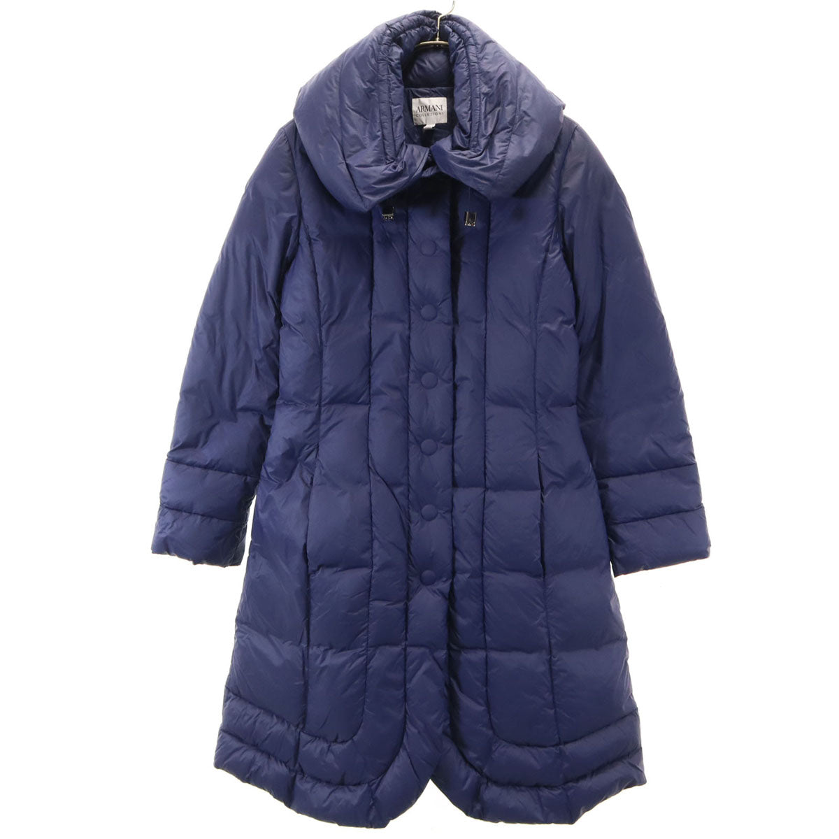ARMANI COLLEZIONI Navy Down Coat Size 38