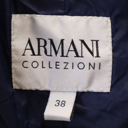 ARMANI COLLEZIONI Navy Down Coat Size 38