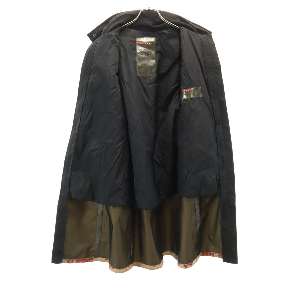 PRADA SPORTS GORE-TEX Padded Liner Coat Black Size 40