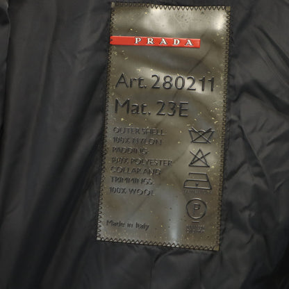 PRADA SPORTS GORE-TEX Padded Liner Coat Black Size 40