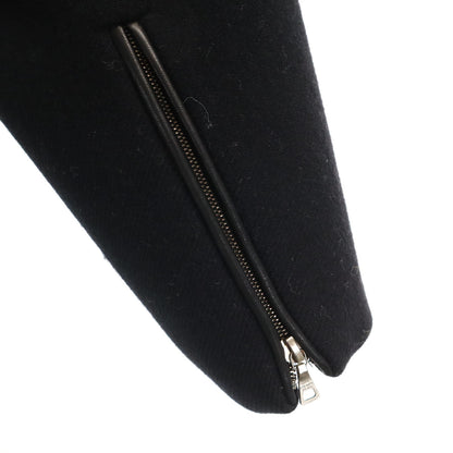 PRADA Italian Wool Coat Black Size 38