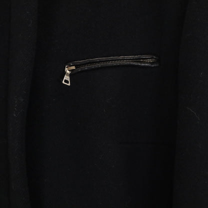 PRADA Italian Wool Coat Black Size 38
