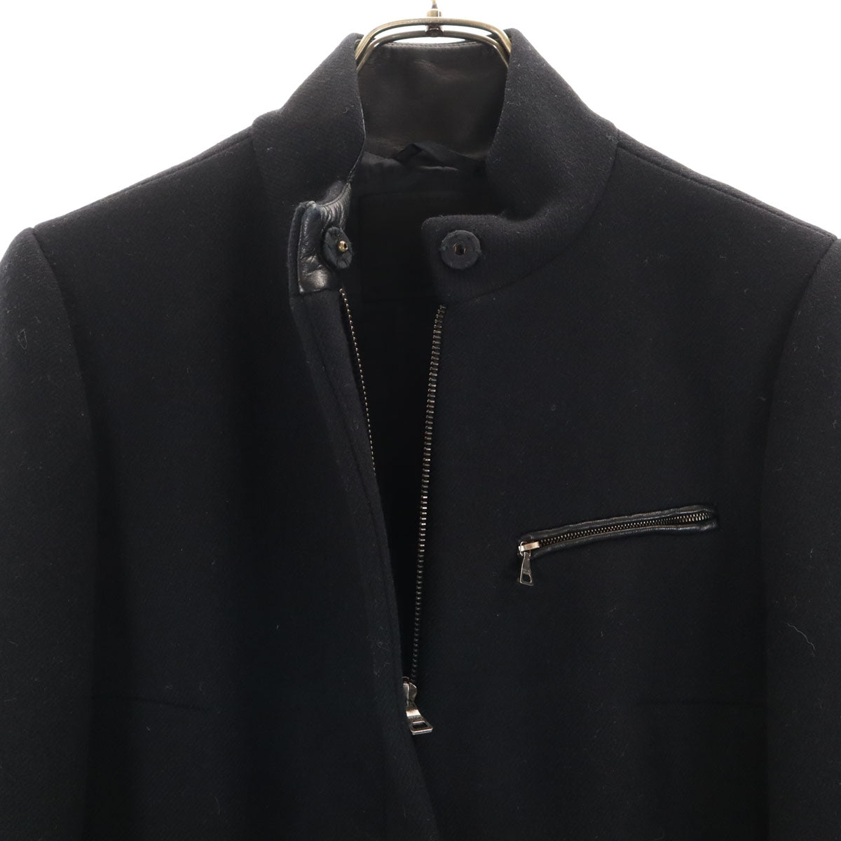 PRADA Italian Wool Coat Black Size 38