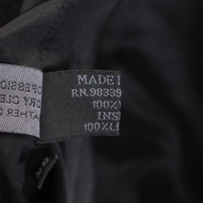 PRADA Italian Wool Coat Black Size 38