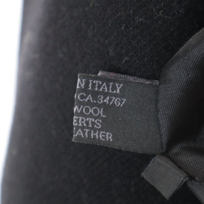 PRADA Italian Wool Coat Black Size 38
