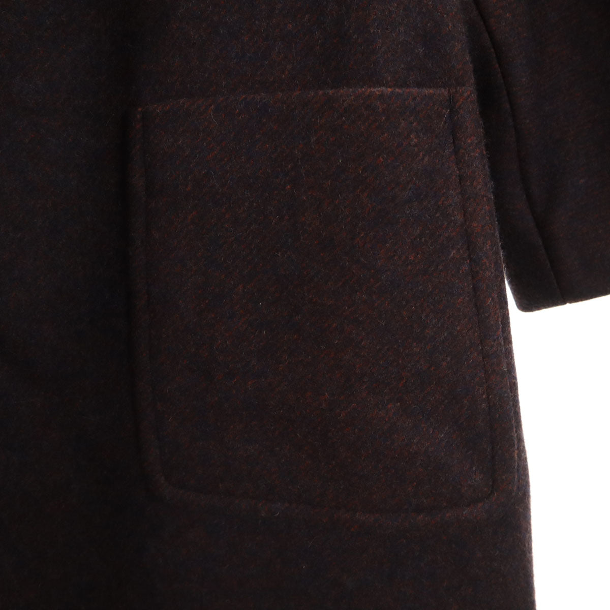 CELINE Wool Coat Brown Size 38