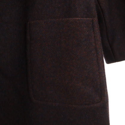 CELINE Wool Coat Brown Size 38
