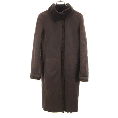 FENDI Brown Shearling Coat Size 38
