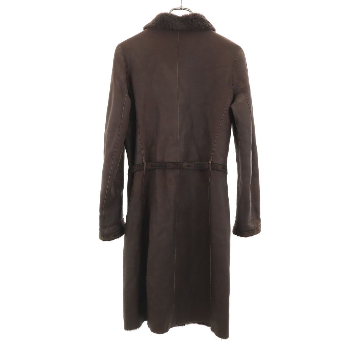 FENDI Brown Shearling Coat Size 38
