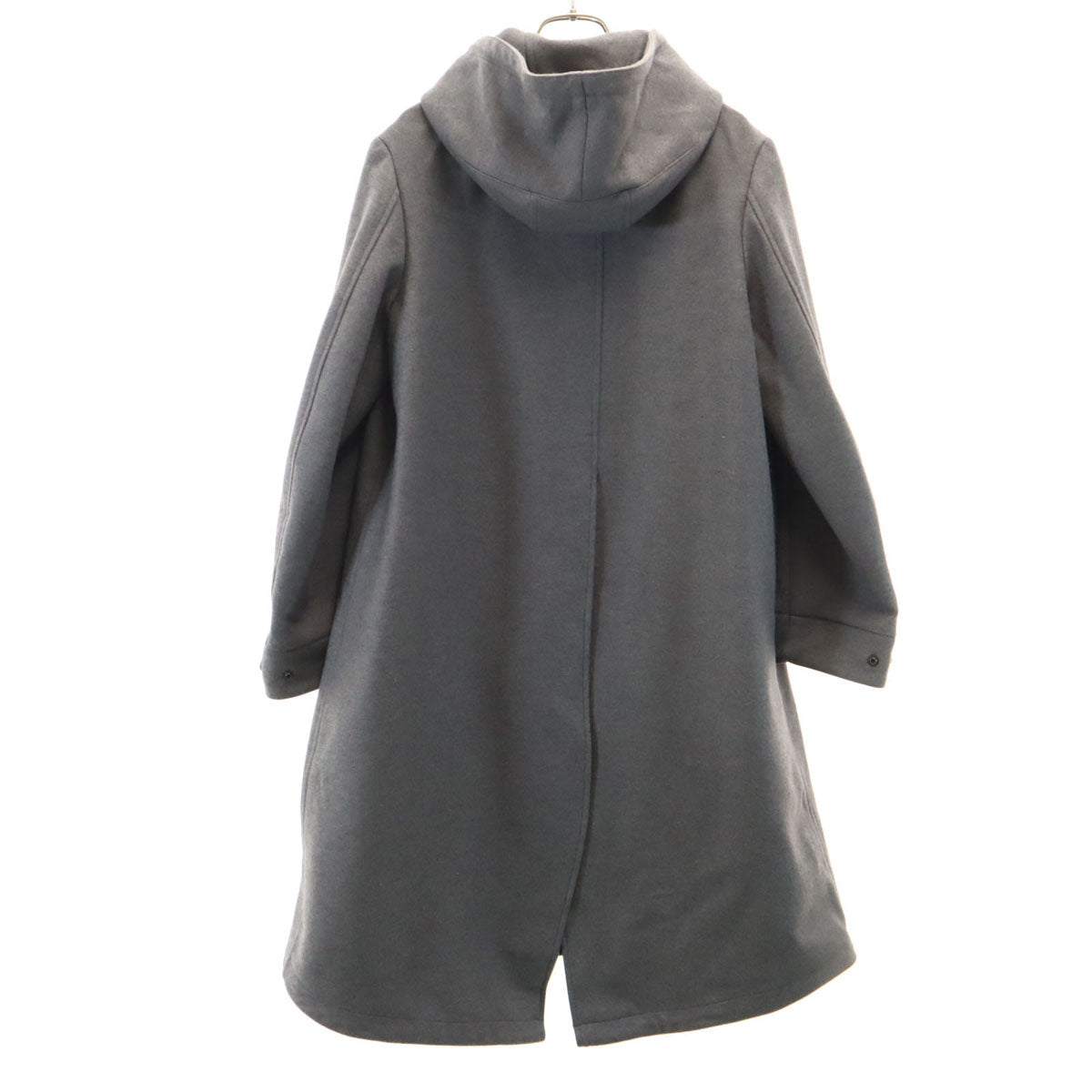 THE RERACS 19FW Hooded Wool Coat Gray Made in Japan Size 36