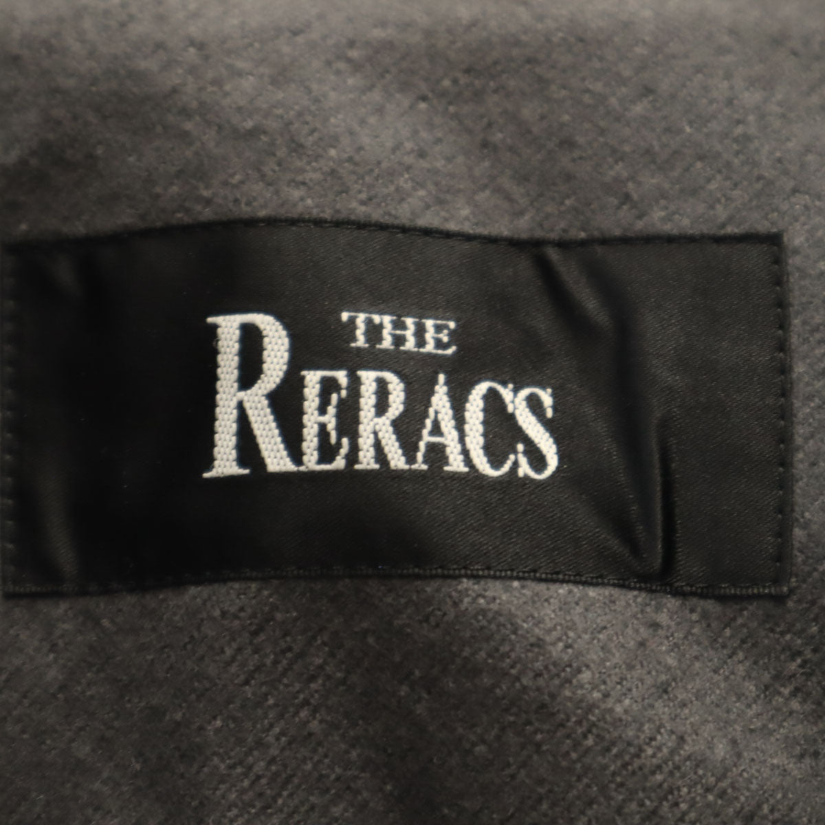 THE RERACS 19FW Hooded Wool Coat Gray Made in Japan Size 36