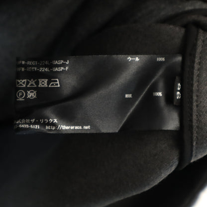 THE RERACS 19FW Hooded Wool Coat Gray Made in Japan Size 36