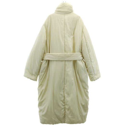 LEMAIRE Silk Blend Padded Coat White Size 36