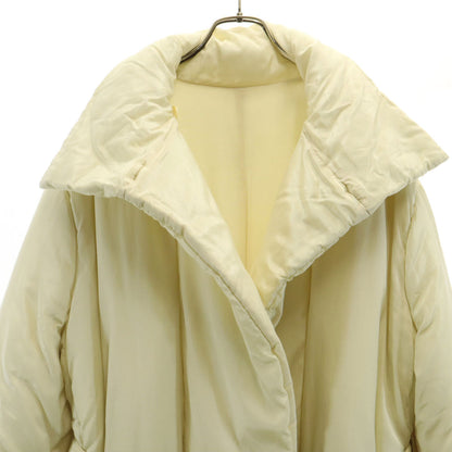 LEMAIRE Silk Blend Padded Coat White Size 36
