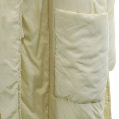 LEMAIRE Silk Blend Padded Coat White Size 36