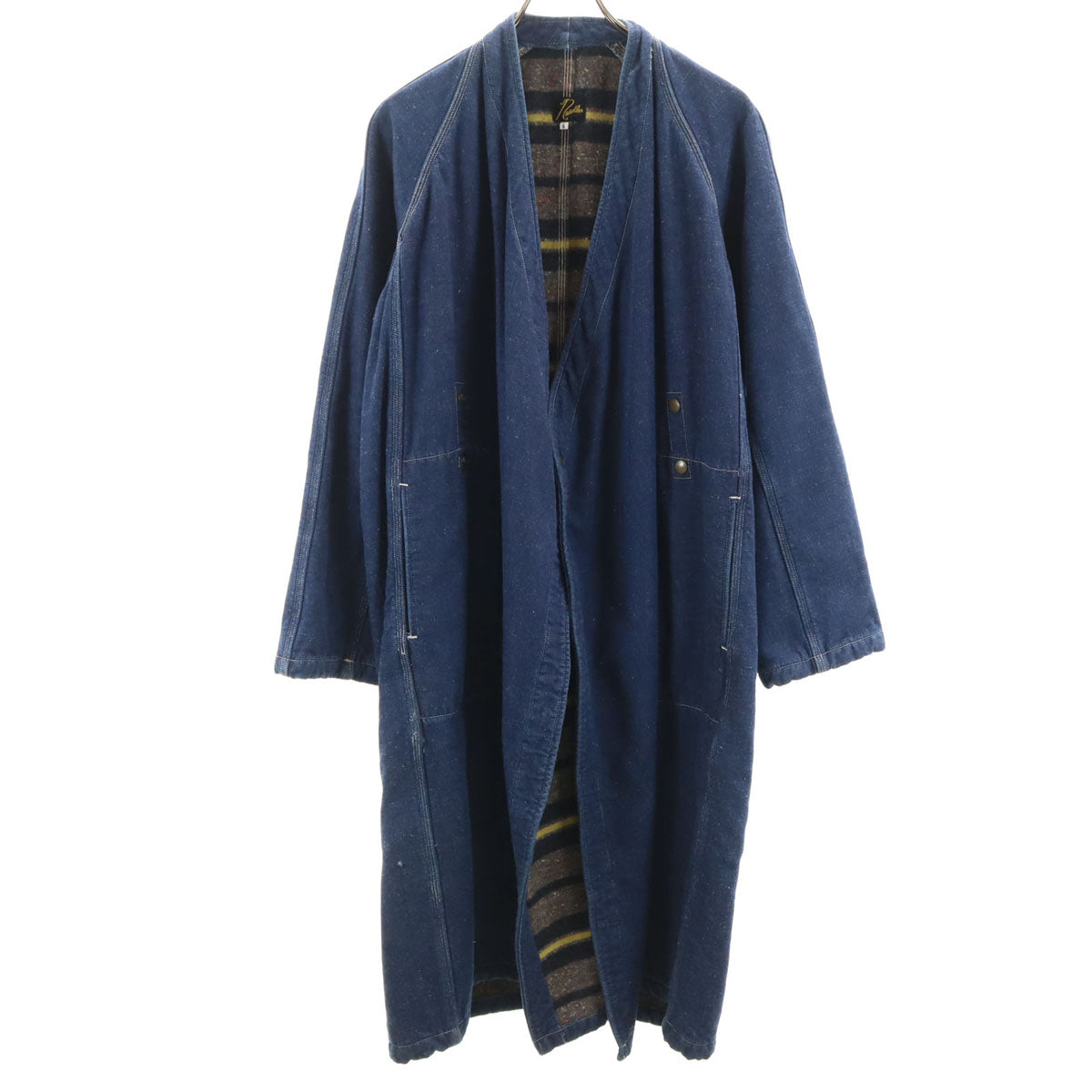 Needles Made in Japan Blanket Lined Denim Coat Size S