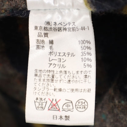 Needles Made in Japan Blanket Lined Denim Coat Size S