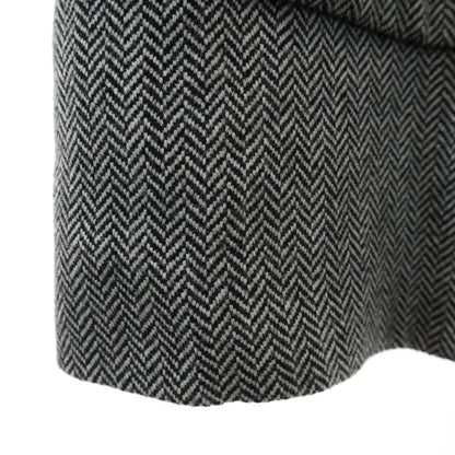 tibi Herringbone Chesterfield Coat White