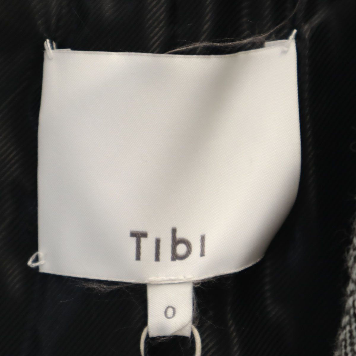 tibi Herringbone Chesterfield Coat White