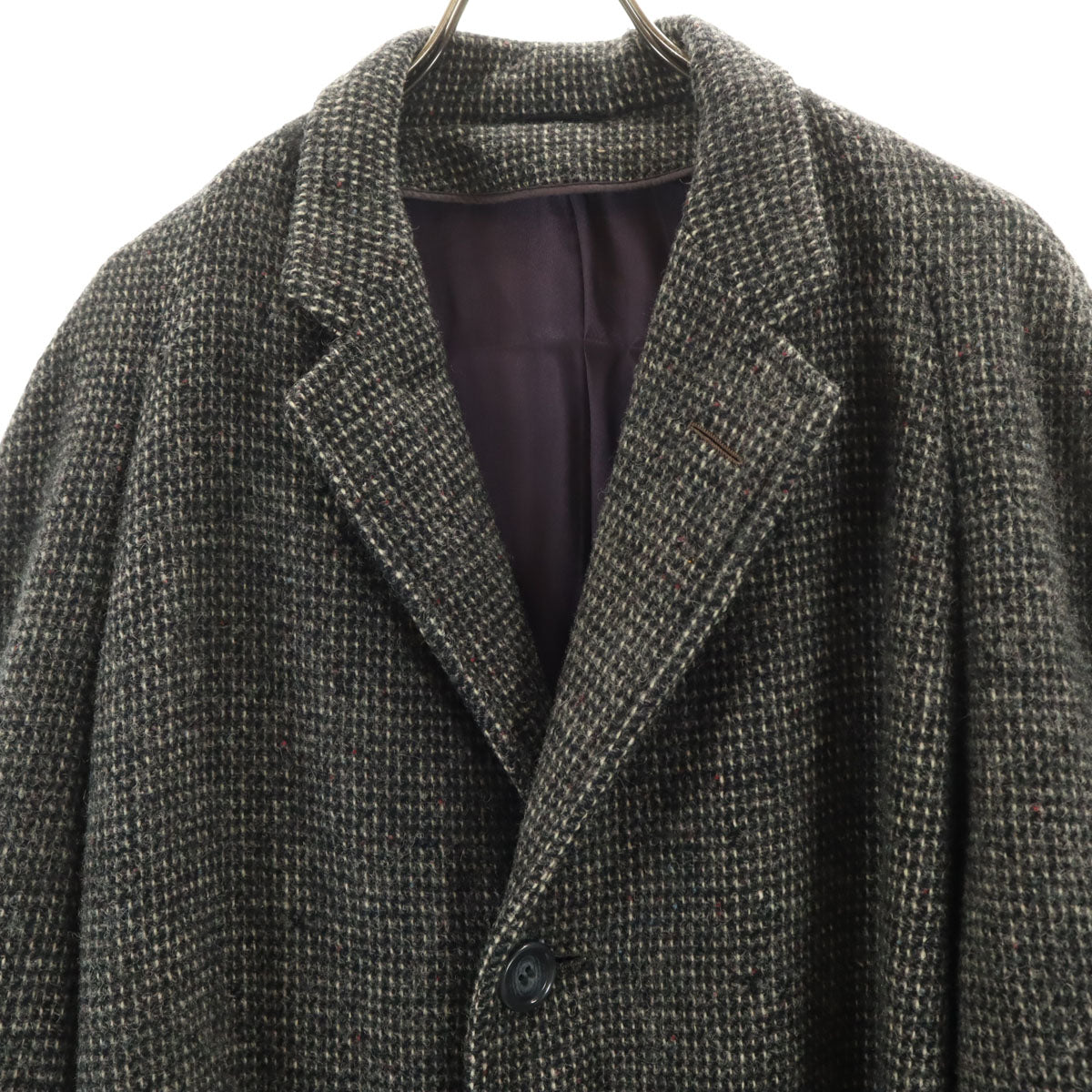 Joseph & Feiss 60s 70s Vintage Long Coat Gray