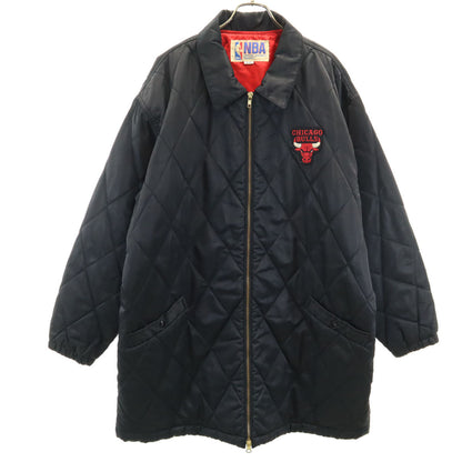 NBA Chicago Bulls Quilted Coat Black Size L