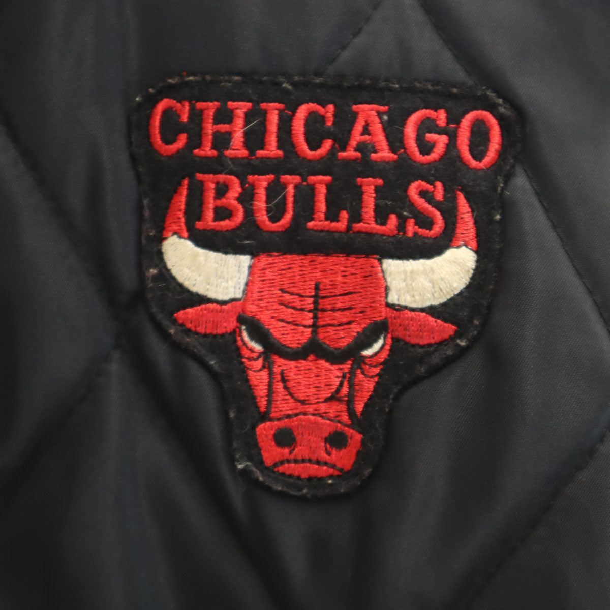 NBA Chicago Bulls Quilted Coat Black Size L