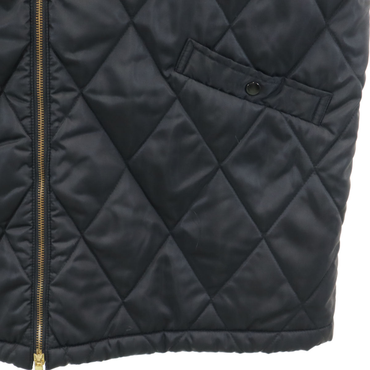 NBA Chicago Bulls Quilted Coat Black Size L