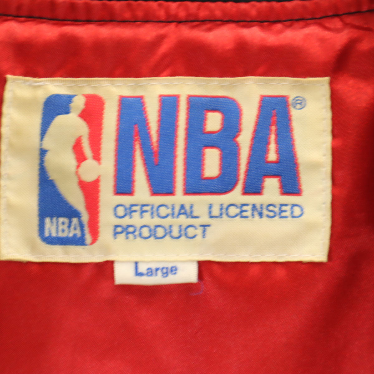 NBA Chicago Bulls Quilted Coat Black Size L