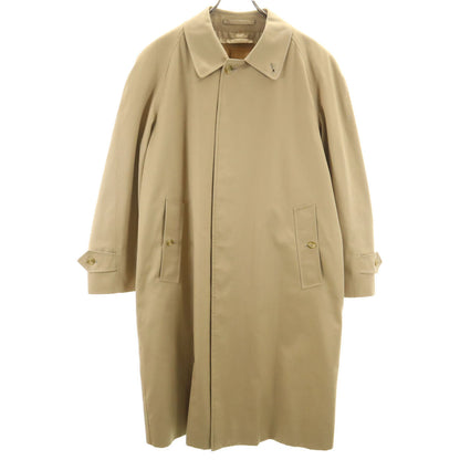 Burberrys 90s Vintage Balmacaan Coat w/Liner Beige Size 38
