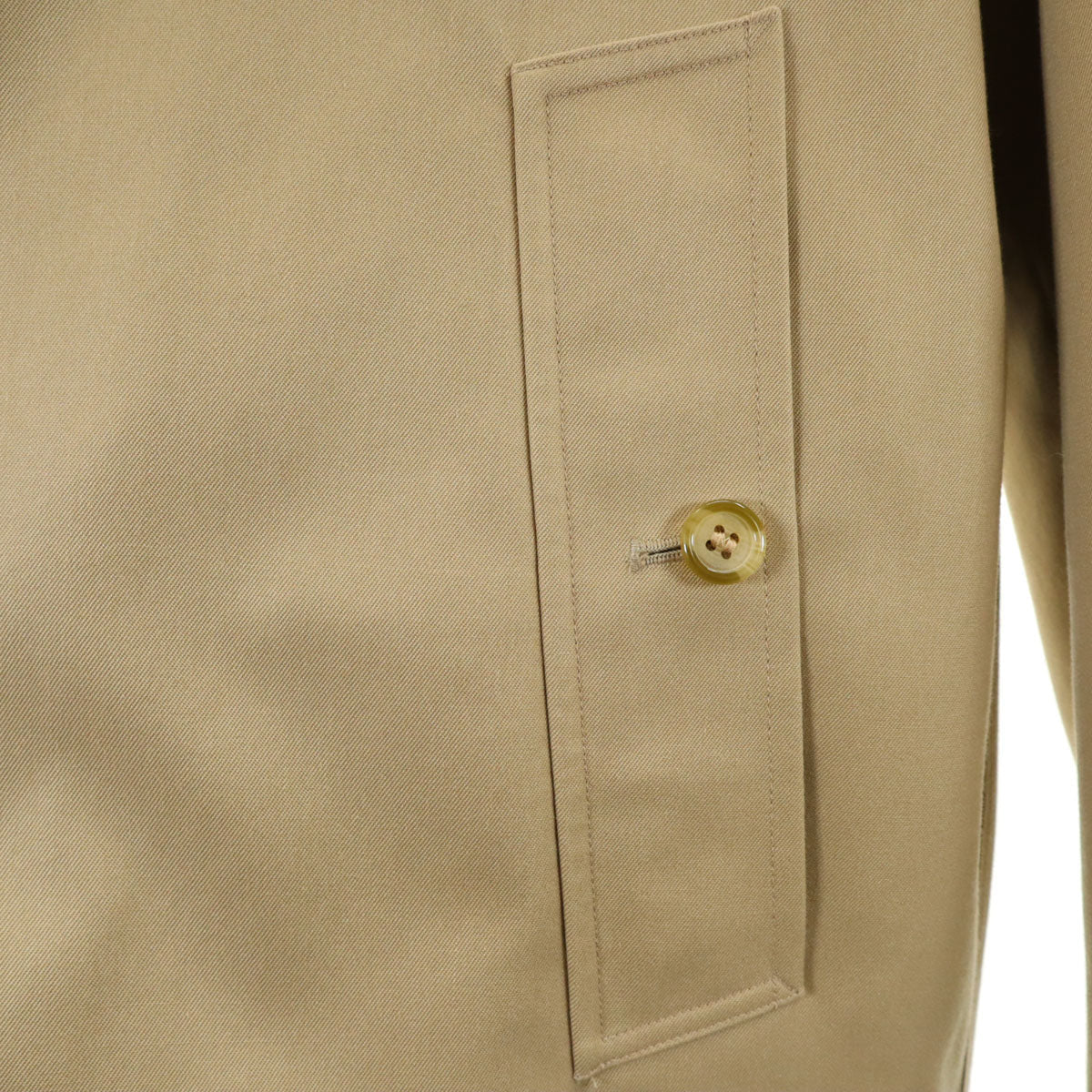 Burberrys 90s Vintage Balmacaan Coat w/Liner Beige Size 38
