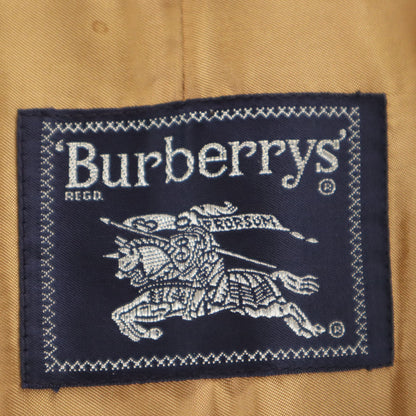 Burberrys 90s Vintage Balmacaan Coat w/Liner Beige Size 38