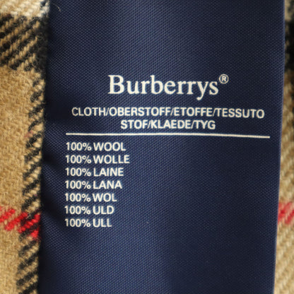 Burberrys 90s Vintage Balmacaan Coat w/Liner Beige Size 38