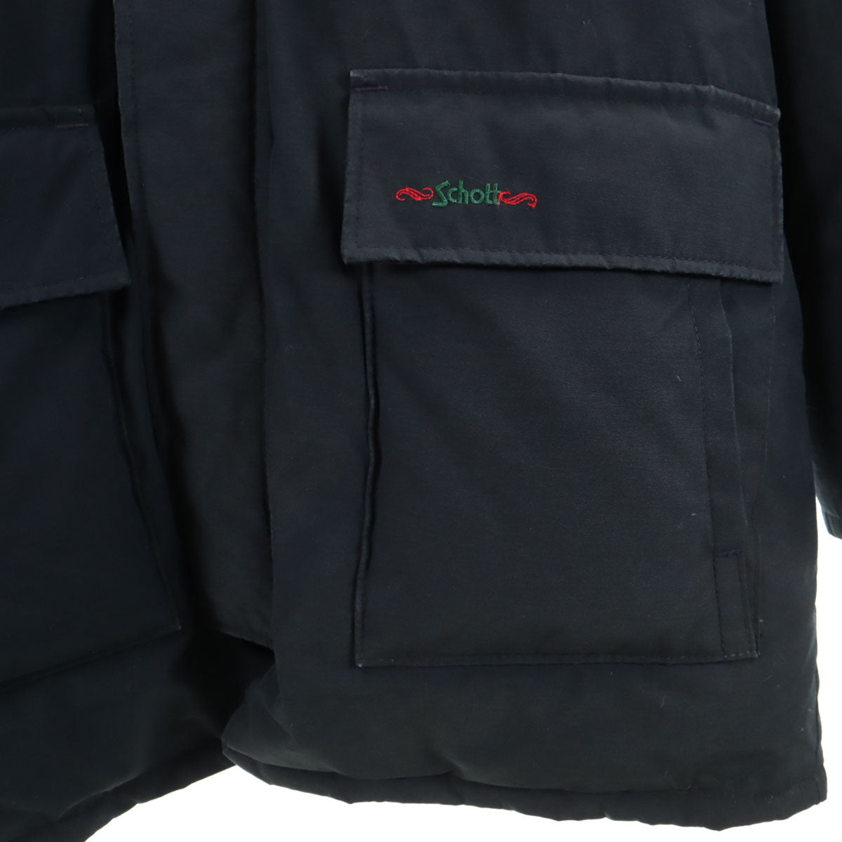 Schott 90s USA Made Down Jacket Navy Size L