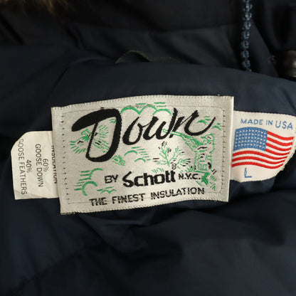 Schott 90s USA Made Down Jacket Navy Size L