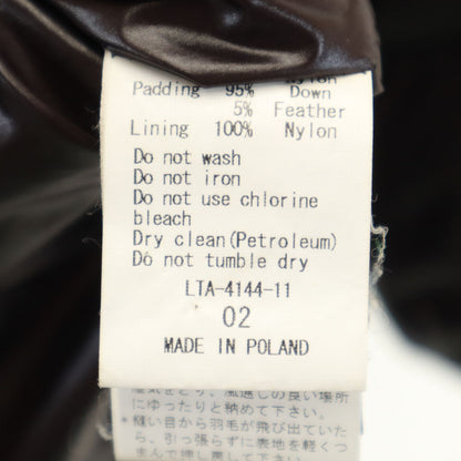 TATRAS Dark Brown Polish Made Down Coat Size 2