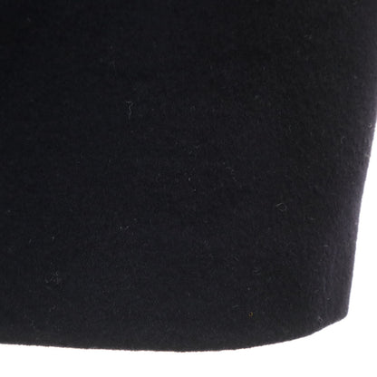 YVES SAINT LAURENT Dark Blue Chesterfield Coat